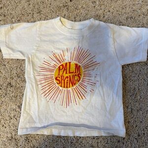 Palm Springs Kids' Sunburst White T-Shirt